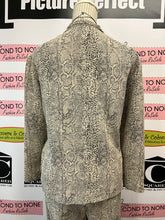 Load image into Gallery viewer, Vintage Lightweight Snake Skin Pant Suit Set (Size 16)