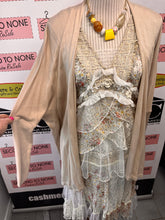 Load image into Gallery viewer, NWT Joan Vass Beige Cardigan (Size S)
