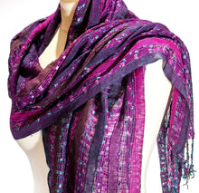 Cargar imagen en el visor de la galería, Indian Slub Scarf (6 Colors)