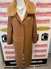 Load image into Gallery viewer, Faux-Fur Collar Duster Sweater (Size Large)