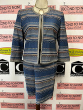 Cargar imagen en el visor de la galería, Mario Serrani Skirt + Jacket Set (Size 10)