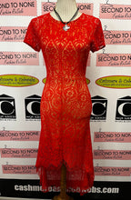 Load image into Gallery viewer, Wildfire Red Lace Dress (Size S)