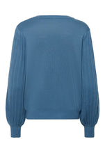 Cargar imagen en el visor de la galería, Pleated Sleeve Knit Top (2 Colours)