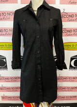 Load image into Gallery viewer, Danier Long Linen/Cotton Jacket (Size 6)