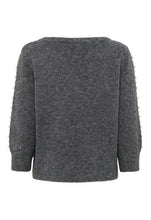 Cargar imagen en el visor de la galería, Wool Blend Pearl Sleeve Sweater (2 Colours)