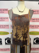 Load image into Gallery viewer, Trees Through the Blinds Printed Skirt Set (Size 10/12)