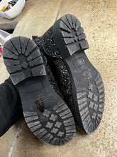 Load image into Gallery viewer, Dirty Laundry Glitter Combat Boots (Size 8)