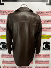 Cargar imagen en el visor de la galería, Danier Brown Leather Jacket (Size S)