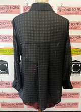 Charger l'image dans la galerie, Zara Plaid Sheer Organza Top (Size XS)