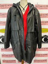 Load image into Gallery viewer, Vintage Sequence Leather Jacket (Size 14)