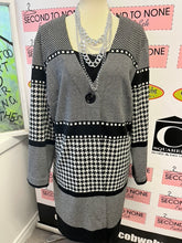 Load image into Gallery viewer, Vintage Houndstooth Cardigan (Size 2X)