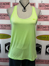 Load image into Gallery viewer, Under Armour Bright Green Tank Top (Size S)