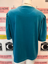 Cargar imagen en el visor de la galería, Teal Velour Tee (Size M)