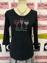 Load image into Gallery viewer, "Group Therapy" Wine Shirt (Size L)