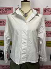 Load image into Gallery viewer, White Collared Blouse (Size M)