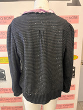 Load image into Gallery viewer, Sequin Zipper-Front Bomber Style Jacket (Size Large)