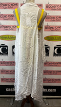 Load image into Gallery viewer, White Embroidered Beach Cover/Shawl (One Size)