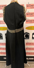 Load image into Gallery viewer, Vintage Black & Gold Gown (Size XL)