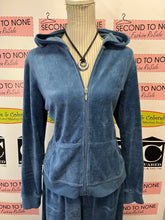 Load image into Gallery viewer, Teal Velour Track Suit (Size M)