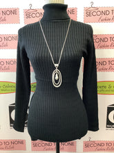 Cargar imagen en el visor de la galería, Suéter de cuello alto con diseño acanalado (3 colores)