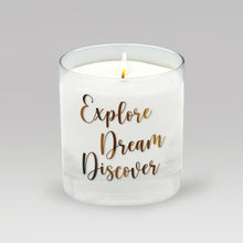 Cargar imagen en el visor de la galería, Glass Jar Soy Candles With Sayings (3 Different Sayings)