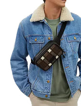Charger l'image dans la galerie, Authentic Coach Wyatt Belt Bag with Plaid Print