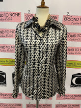 Load image into Gallery viewer, Chain Link Print Blouse (Size 10)