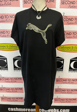 Load image into Gallery viewer, Puma Logo Cotton T-Shirt Dress (Size L)