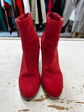 Load image into Gallery viewer, Refuge Red Faux Suede Boots (Size 6)