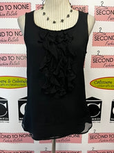 Charger l'image dans la galerie, Black Ruffled Tank Top (Size S)