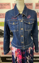 Load image into Gallery viewer, Guess Bedazzled Jean Jacket (Size M)
