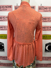 Load image into Gallery viewer, Peach Lightweight Cardi (Size M)