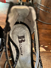 Cargar imagen en el visor de la galería, Zapatos Marrones Tacones Brillantes (Talla 6)