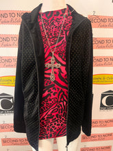 Charger l'image dans la galerie, Alia Polka Dot Velour Sweater (SIze XL)