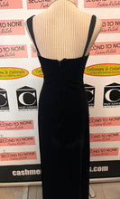 Load image into Gallery viewer, Vintage Black Velvet Gown (Size 4)