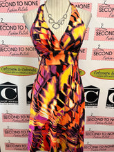 Load image into Gallery viewer, Bold Print Sexy Cocktail Dress (Size 4)