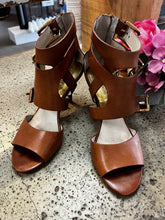 Load image into Gallery viewer, Michael Kors Straps/Buckles Heels (Size 7)
