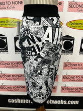 Load image into Gallery viewer, News Print Body Con Skirt (Size M)