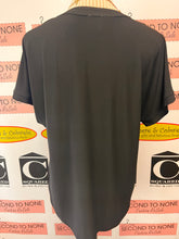 Charger l'image dans la galerie, Anne Klein Black Split Tee (Size M)