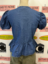 Load image into Gallery viewer, NWT Denim Baby Doll Top (Size S)