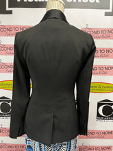 Cargar imagen en el visor de la galería, Black Collection Satin Trim Blazer (Size M)