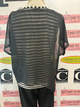 Cargar imagen en el visor de la galería, Mixed Printed Sheer Overlay & Tank (Size M)