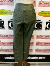 Load image into Gallery viewer, Cleo Green Faux Leather Pants (Size M)