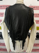 Load image into Gallery viewer, Vintage MOB Genuine Leather Biker Vest (Size M)