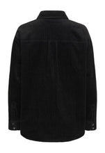 Cargar imagen en el visor de la galería, Black Corduroy Cotton Jacket