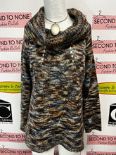 Cargar imagen en el visor de la galería, Point Zero Brown & Blue Sweater (Size M)
