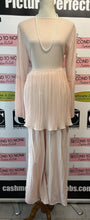Load image into Gallery viewer, *AS IS* Baby Pink Pleated Top & Pant Set (Size Tall M)