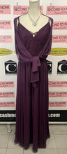 Load image into Gallery viewer, Purple Lace Formal Gown & Shawl (Size 20)