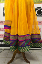 Charger l'image dans la galerie, Unique Colourful Embroidered Bodice Dress + Scarf (Size 2)