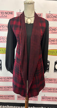 Cargar imagen en el visor de la galería, Charli Paige Plaid Sleeveless Cardigan (Size S/M)